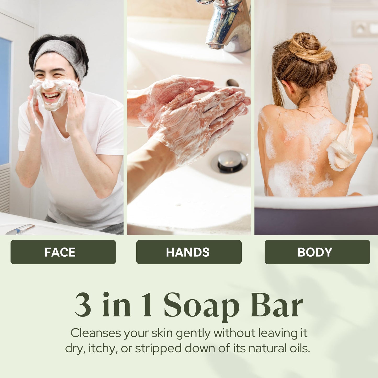 Wavertree & London Basil, Lime & Mandarin Scented Natural Soap (8 Bars), 7oz Moisturizing French Triple Milled Soap Bars enriched with shea butter Beauty & Personal Care Wavertree & London