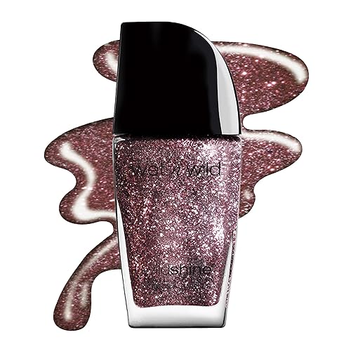 wet n wild Wild Shine Nail Polish, Glitter Purple Sparked, Nail Color Beauty & Personal Care wet n wild