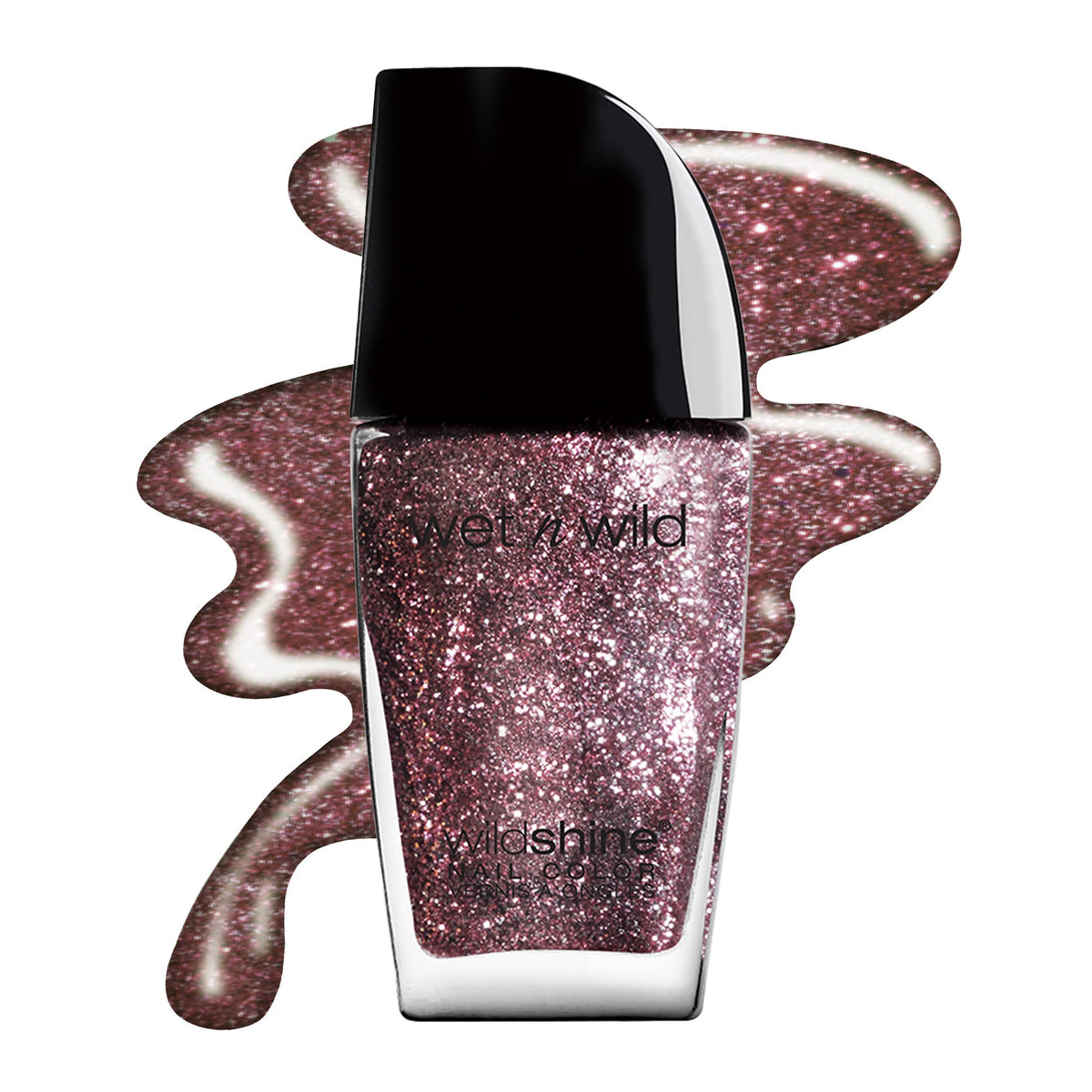 wet n wild Wild Shine Nail Polish, Glitter Purple Sparked, Nail Color Beauty & Personal Care wet n wild