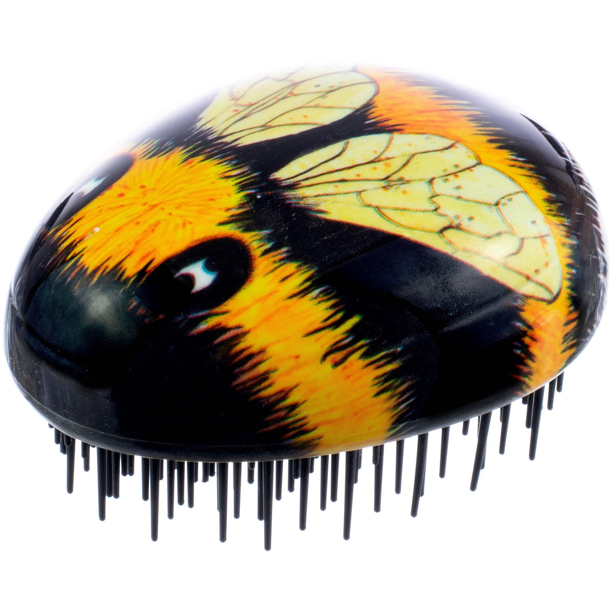 KENT PBEE Bumblebee Pebble Scalp Massager Shampoo Shower Brush, and Travel Size Detangling Brush - Scalp Scrubber for Dandruff and Kids Hair Brush,