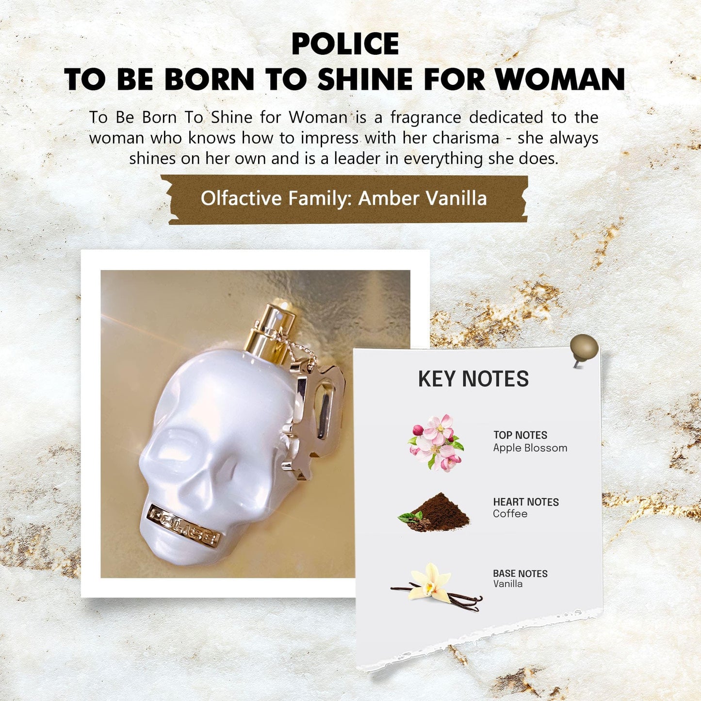 Police To Be Born To Shine by Police for Women - 1.35 oz EDP Spray Beauty & Personal Care Police