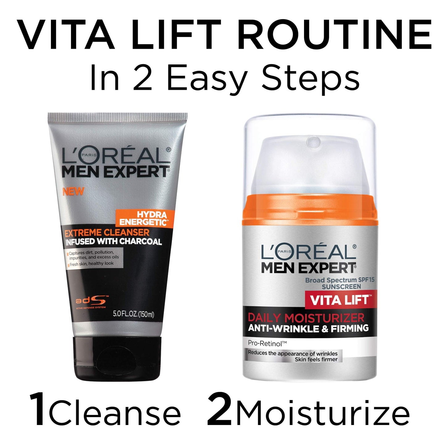 L'Oreal Paris Men Expert Vitalift Anti-Wrinkle & Firming Face Moisturizer with Pro-Retinol, 1.6 oz Beauty & Personal Care L'Oreal Paris