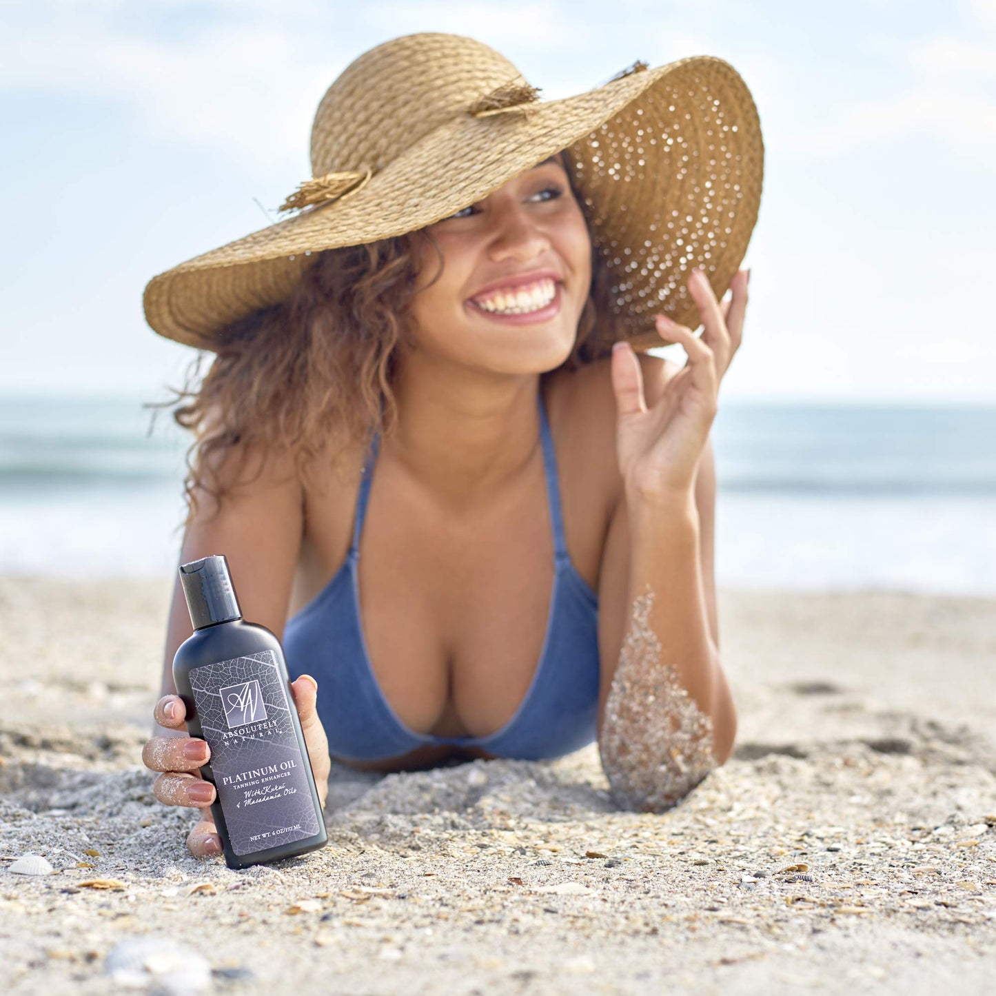 Absolutely Natural - Organic Tanning Oil Outdoor Tanning Enhancer - Spa Quality & Reef Safe with Rose Hips & Aloe - Suntan Lotion with Bronzer Beauty & Personal Care Absolutely Natural