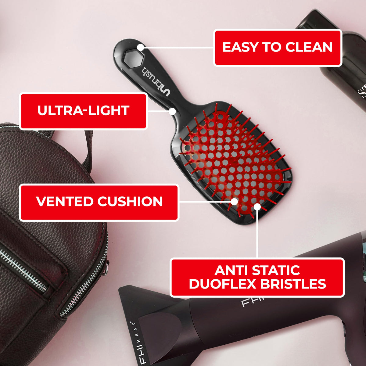 FHI Heat UNbrush Detangling Brush for Wet & Dry Hair