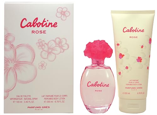 Cabotine Rose 2 Piece Set For Women (3.4 Eau Di Toilette Spray + 6.8 Body Lotion) Beauty & Personal Care Gres
