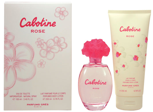 Cabotine Rose 2 Piece Set For Women (3.4 Eau Di Toilette Spray + 6.8 Body Lotion) Beauty & Personal Care Gres