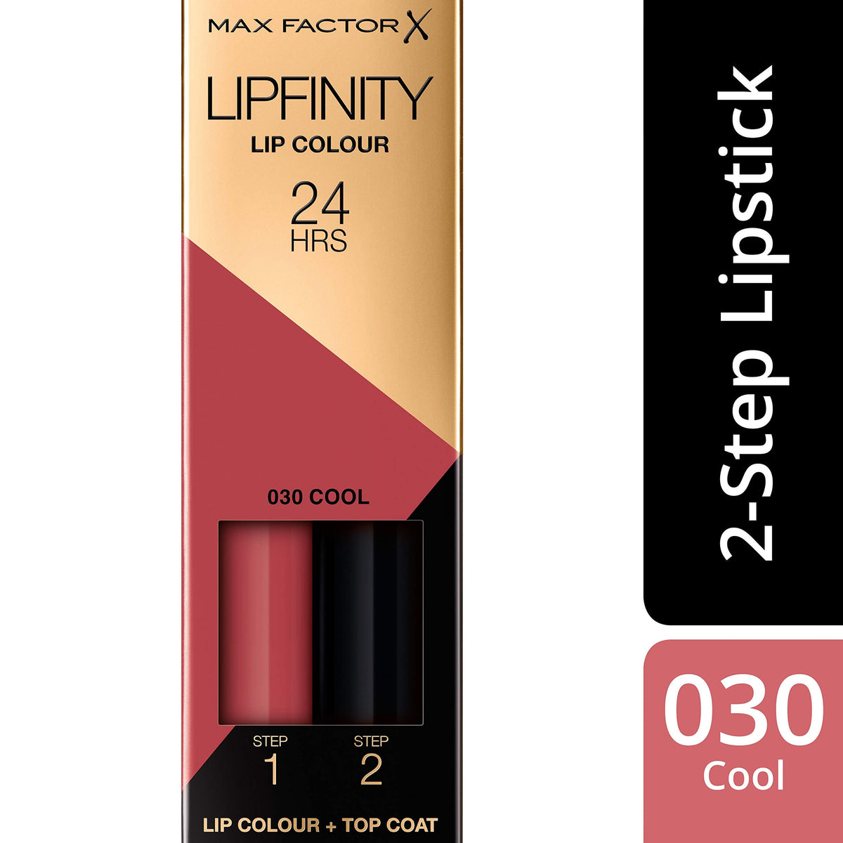 Max Factor Lipfinity (Lip Paint & Moisturizing Top Coat) 30 Cool Fraiche Beauty & Personal Care Max Factor