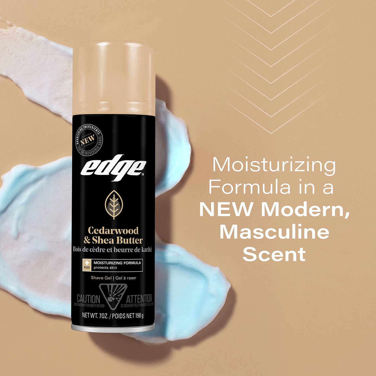 Edge Cedarwood & Shea Butter Shave Gel Beauty & Personal Care Edge