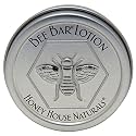 Honey House Solid Lotion Bee Bar - No Added Scent - 0.6 oz - New in Silver Embossed Tin Case Beauty & Personal Care Honey House Naturals