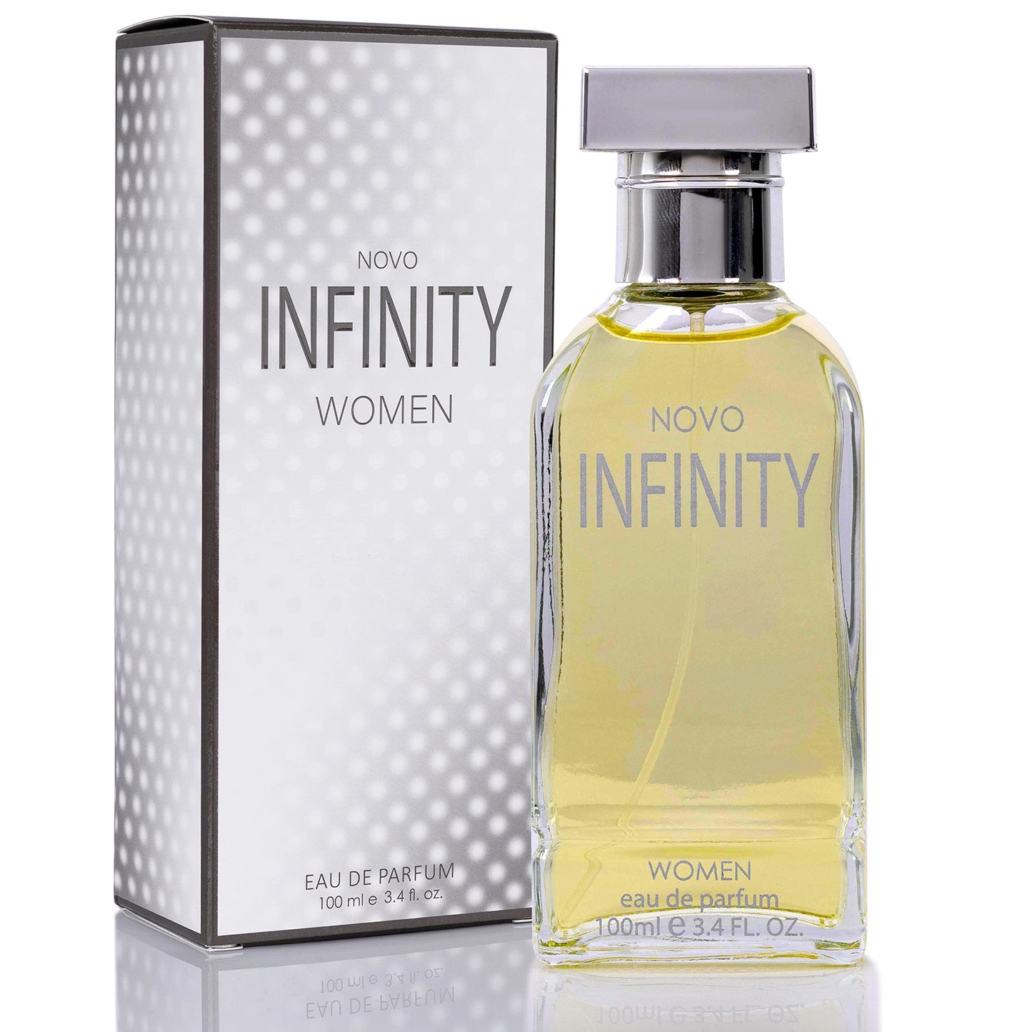 NovoGlow Novo Infinity for Women - 3.4 Fluid Ounce Eau De Parfum Spray for Women - Refreshing Mix of Citrus Floral & Musk Fragrances Smell Fresh All Beauty & Personal Care NovoGlow