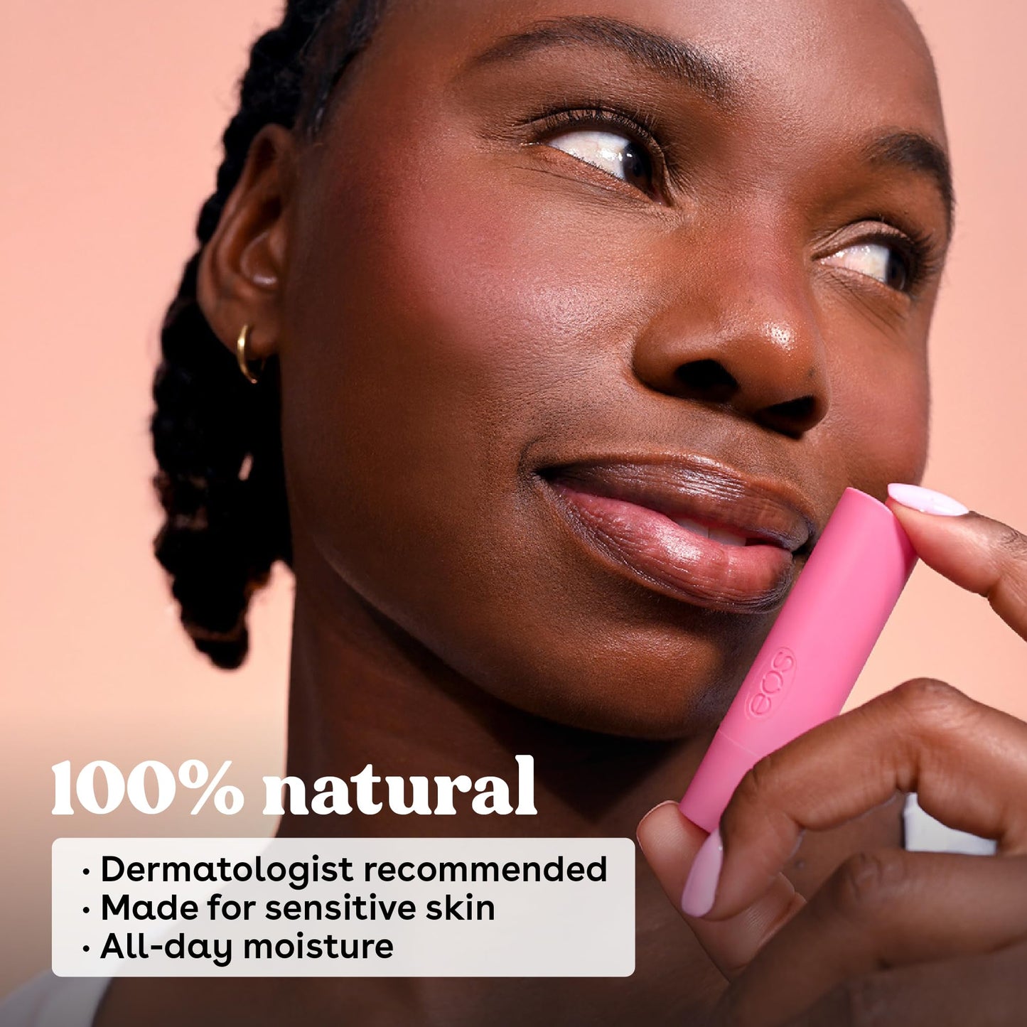 eos 100% Natural Lip Balm, Raspberry Kiwi Splash & Passionfruit Agave, All-Day Moisture, Lip Care Products, 0.14 oz, 2-Pack Beauty & Personal Care eos