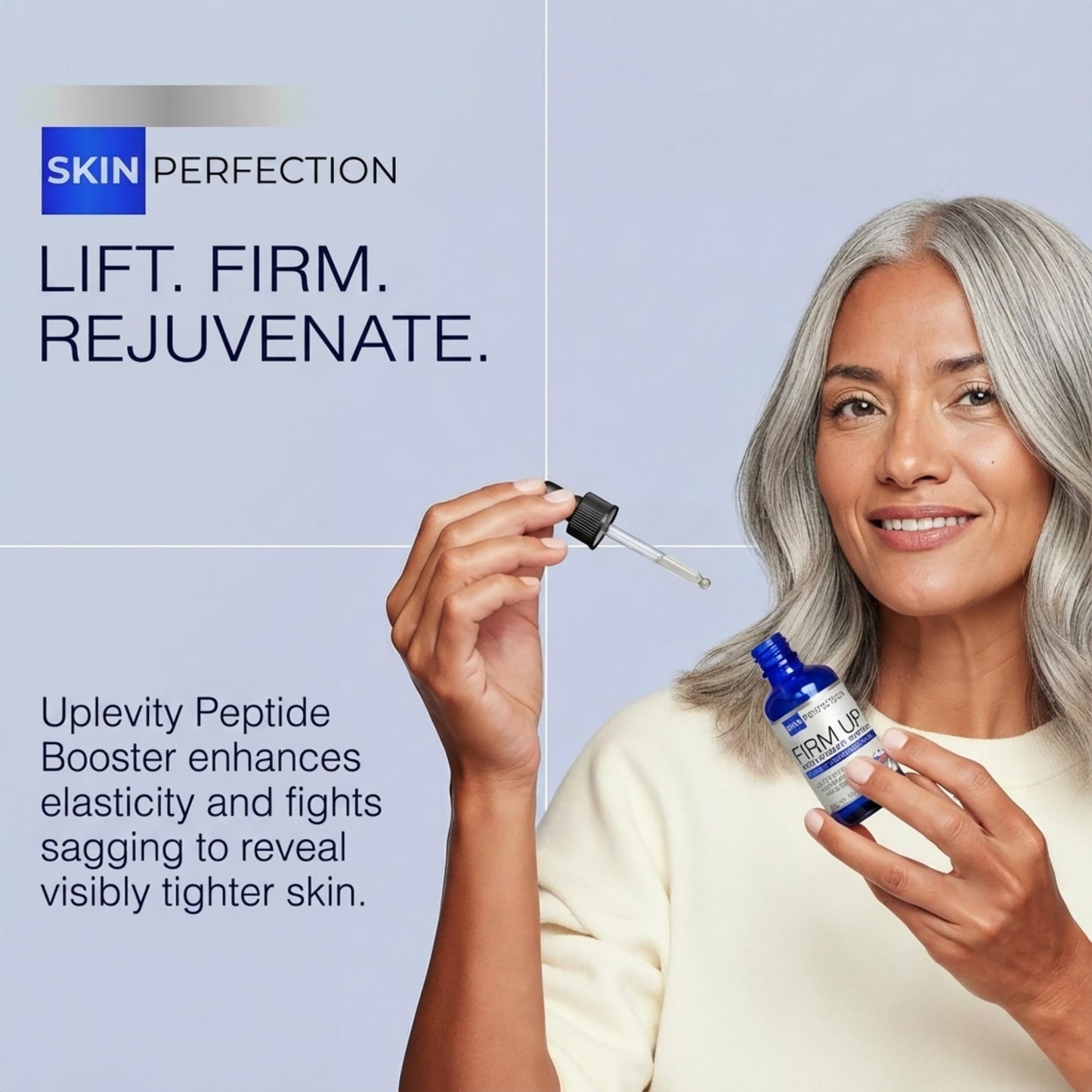 Skin Perfection Uplevity Anti-aging Tightening Peptide Serum Booster Firming Peptide Increase Elasticity Add To Any Moisturizer for Added Beauty & Personal Care Skin Perfection