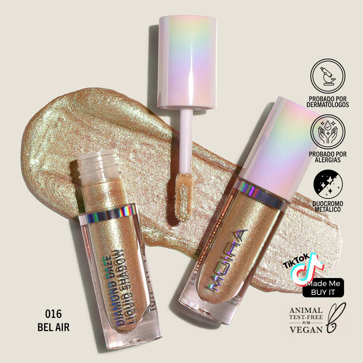 Eye Shadow Diamond Daze Liquid Eyeshadow Eye Makeup (016, Bel Air)