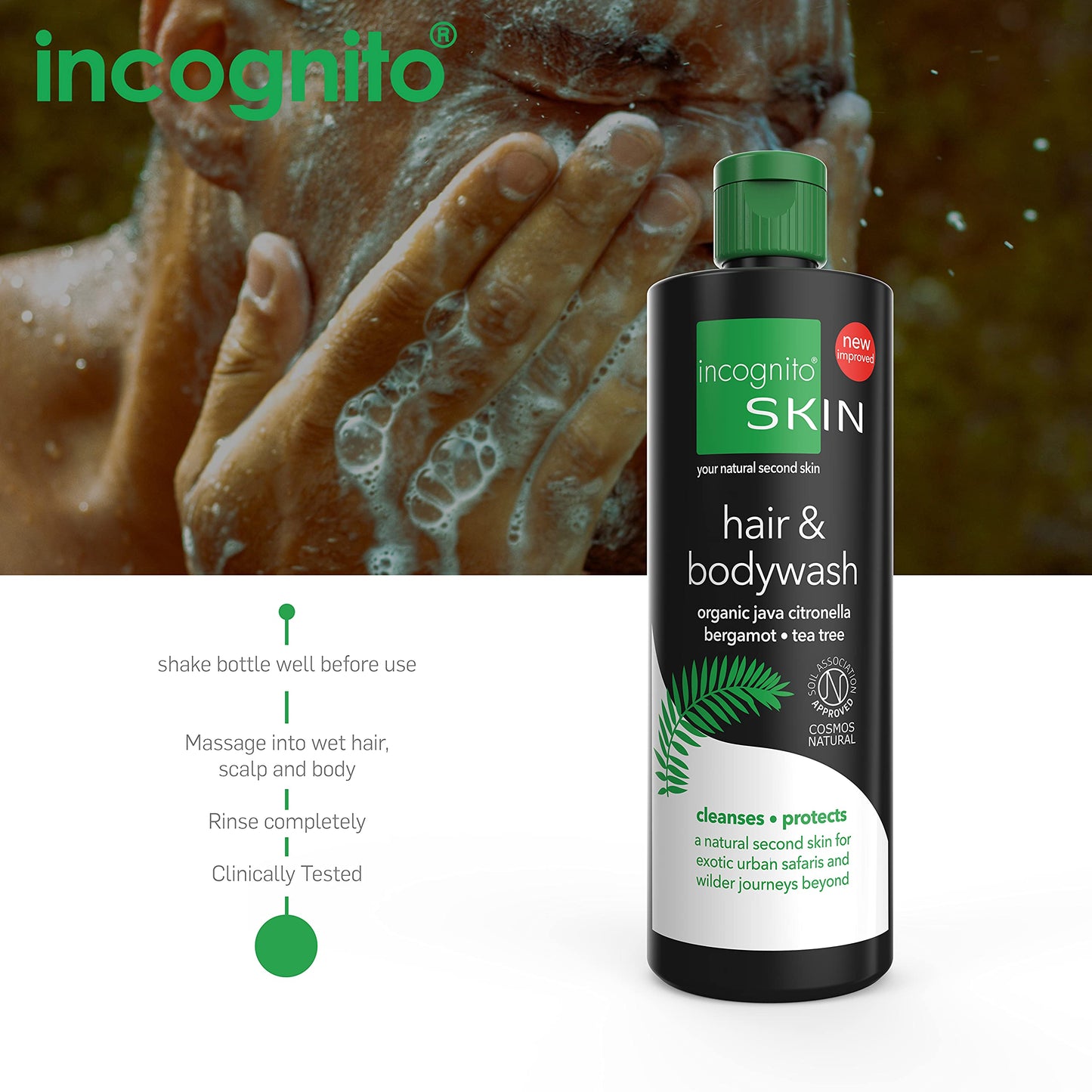 Incognito Hair and Body Wash, 6.7 fl. Oz. (Model: 634766) Beauty & Personal Care Incognito