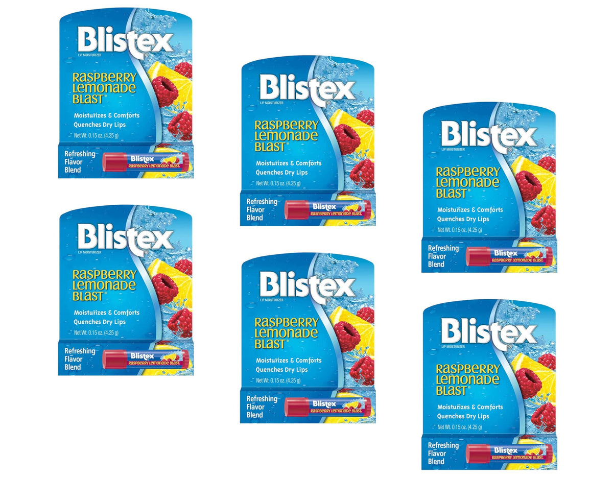 Blistex Raspberry Lemonade Blast Lip Protectant, .15 oz (Pack of 6) Beauty and Personal Care Blistex