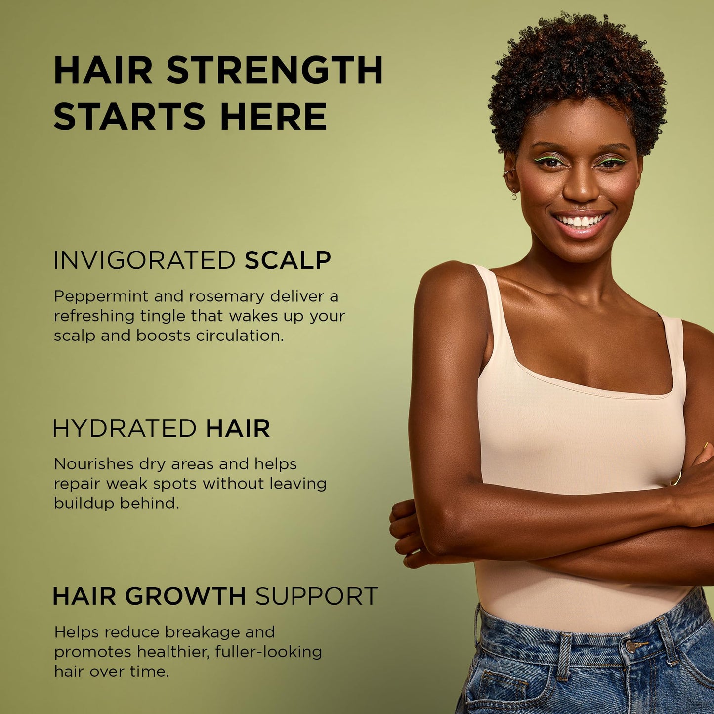 African Pride Feel It Formula Hair Strengthening Oil - Hair Oil with Rosemary, Peppermint & Sage - Hydrates Hair, Helps Strengthens Roots & Promotes Beauty & Personal Care African Pride