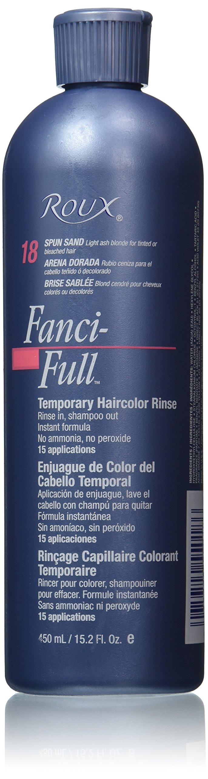 Fanci-Full Instant Hair Color Rinse by Roux, 28 Spun Sand ,Temporarily Evens Tones, Blends Away Gray, 15.2 Oz Beauty & Personal Care Roux