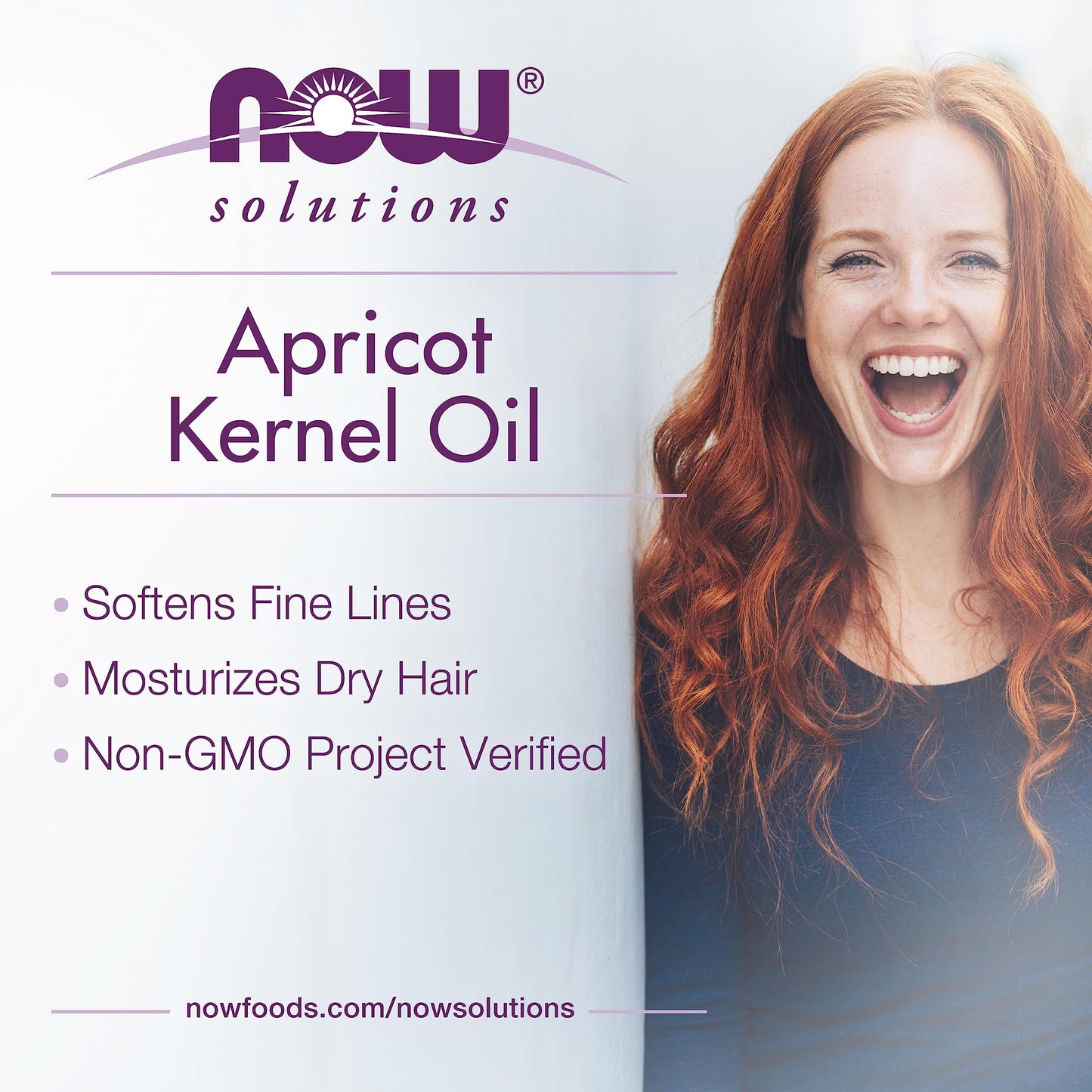 NOW Foods Solutions, Apricot Kernel Oil, Hair Moisturizer, Rejuvenating Skin Oil, Softens Fine Lines, 4-Ounce Beauty & Personal Care NOW Foods