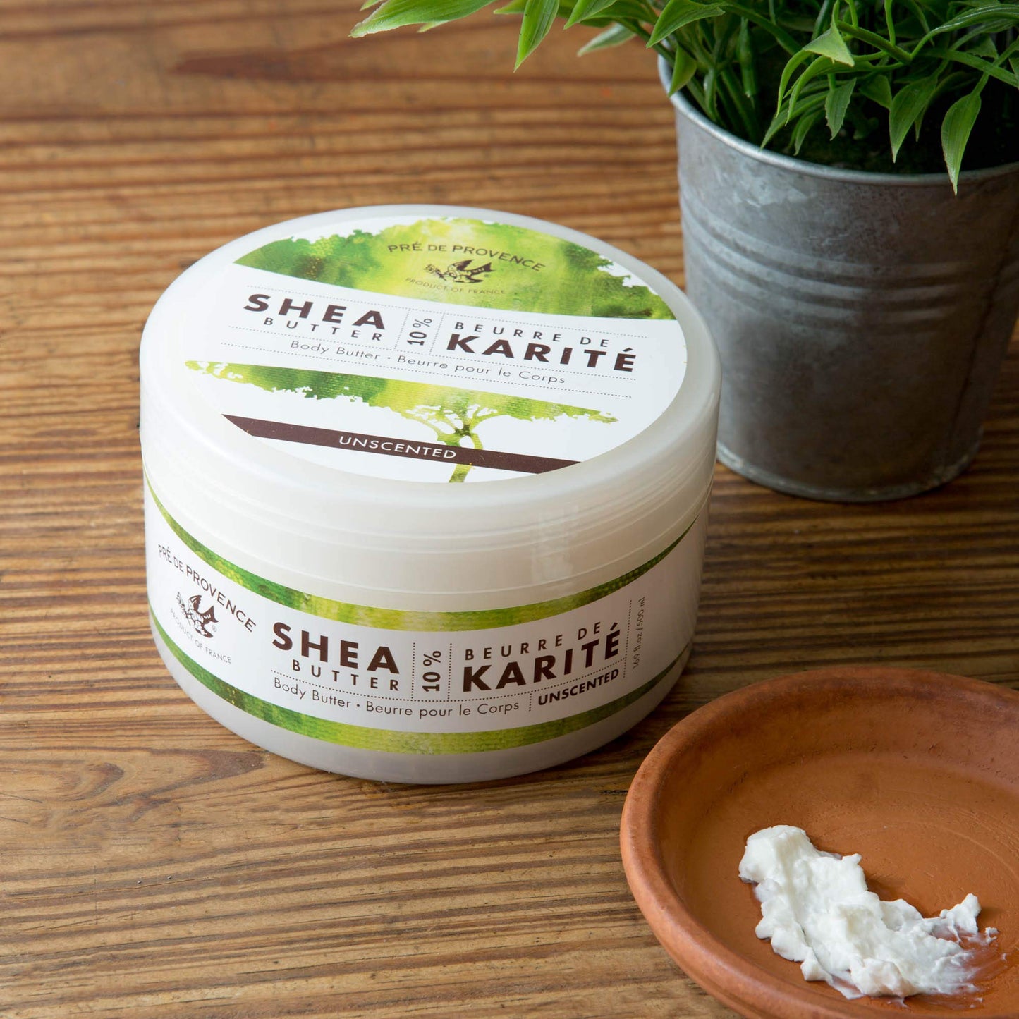 Pre de Provence Beurre De Karité Moisturizing Collection, Shea Butter Enriched Nourishing, Body Butter, 500 ML, Unscented Beauty & Personal Care Pre de Provence