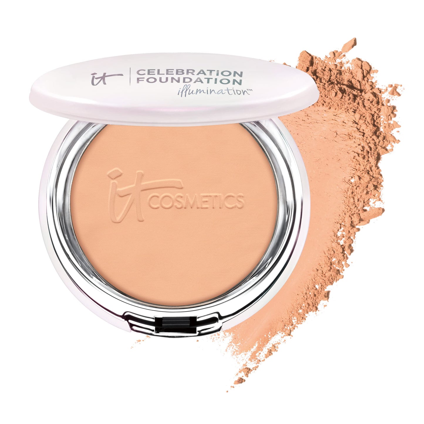IT Cosmetics Celebration Foundation Illumination, Tan (W) - Full-Coverage, Anti-Aging Powder Foundation - Blurs Pores, Wrinkles & Imperfections - 0.3 Beauty & Personal Care IT Cosmetics