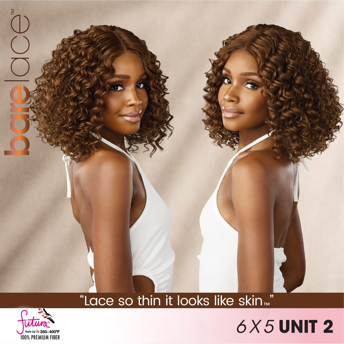 Sensationnel Bare Lace 6x5 Lacewig-Unit 2, 1B OFFBLACK