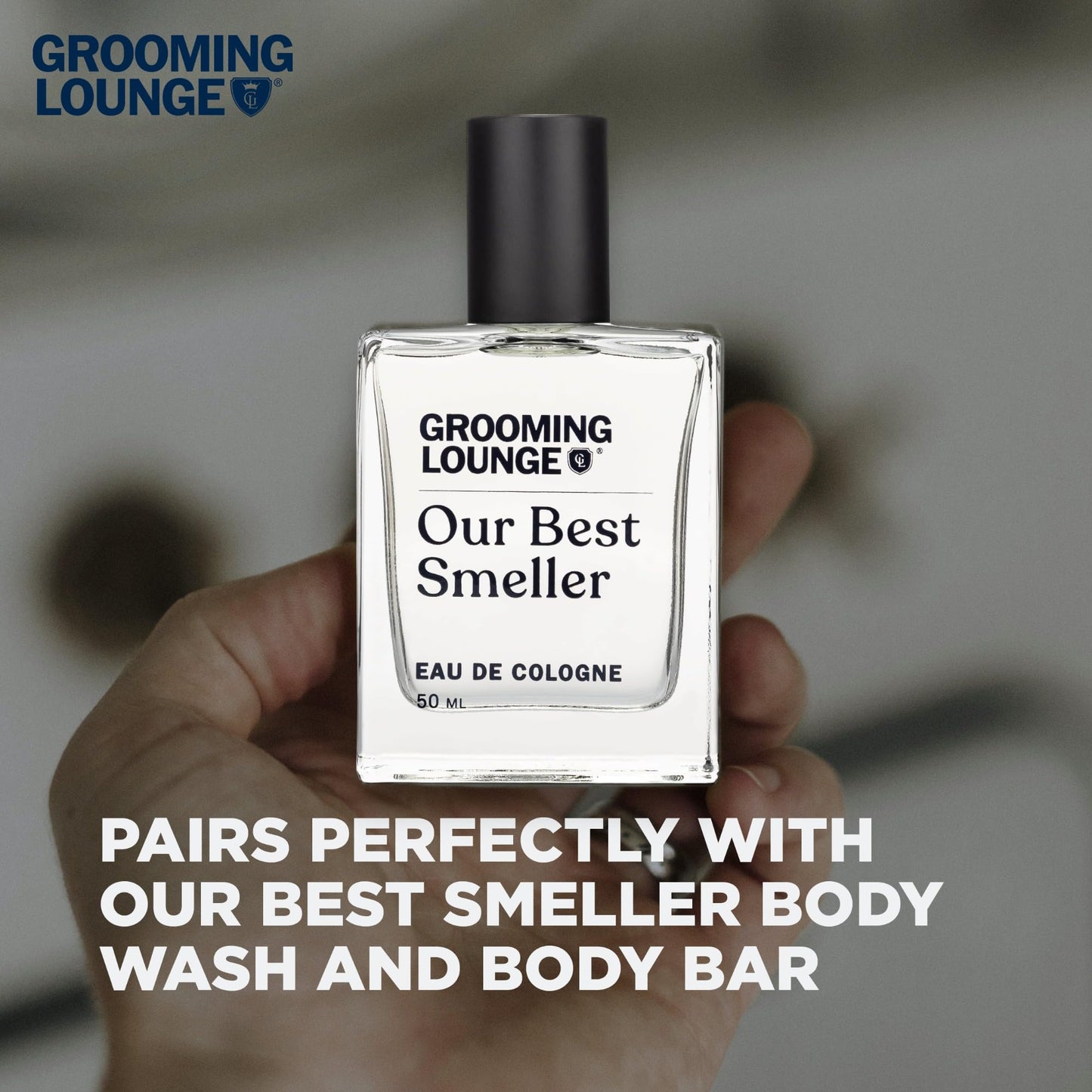 Grooming Lounge Our Best Smeller Cologne - Long-Lasting Black Pepper and Vanilla Scent - Energizing and Confidence Enhancing - No Parabens - Cruelty Beauty & Personal Care Grooming Lounge