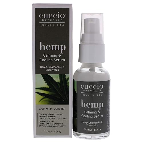 Cuccio Naturale Hemp Calming And Cooling Serum - With Chamomile And Eucalyptus - Use On Pressure Points To Relax The Mind - Relieves Tension Beauty & Personal Care Cuccio