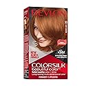 Revlon Colorsilk Beautiful Color Permanent Hair Color, Long-Lasting High-Definition Color, Shine & Silky Softness with 100% Gray Coverage, Ammonia Beauty & Personal Care REVLON