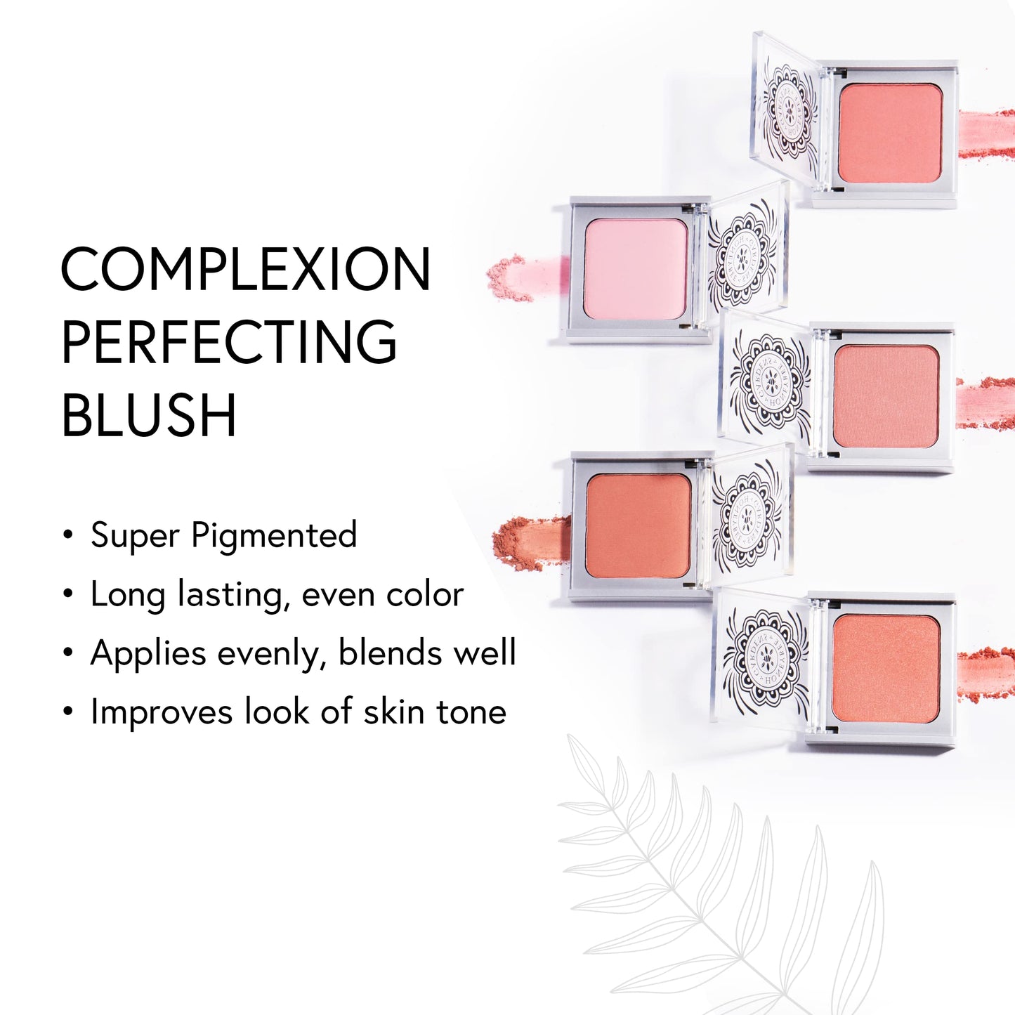 Honeybee Gardens Complexion Perfecting Blush in Euphoria, Cool Peachy Pink, Vegan & Gluten-Free, 8.5g Beauty & Personal Care Honeybee Gardens