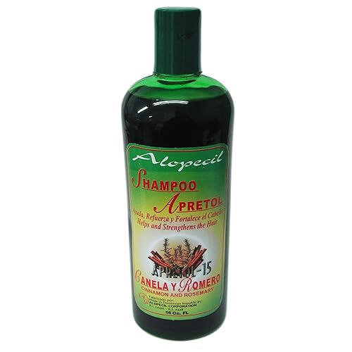 Apretol Shampoo Canela y Romero (Cinnamon and Rosemary Shampoo) Beauty & Personal Care MBP ALOPECIL