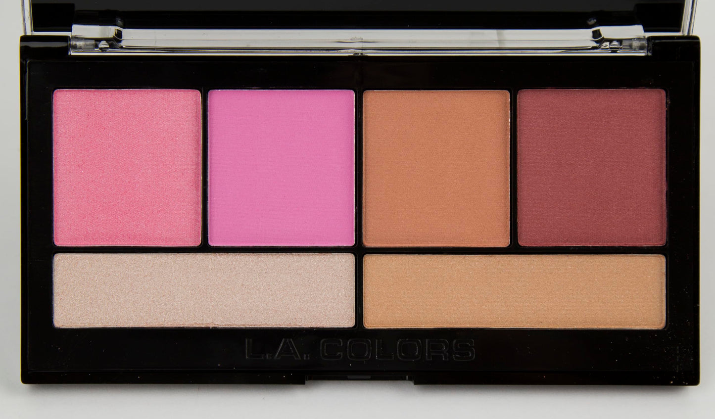 L.A. COLORS So Cheeky Blush and Highlight Palette, Pink and Playful C30461 Beauty & Personal Care L.A. COLORS