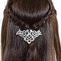 Viking Celtic Hair Sticks Hairpin-Viking Hair Clip Men Antique Silver Hair Sticks Hairpin Triangle Clips for Long Hair Stick Slide Irish Hair Beauty & Personal Care LQQQL