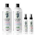 Cowboy Magic Show Ready LIMITED EDITION Box Set - 32 Oz Rosewater Shampoo, 32 Oz Conditioner, 4 Oz Greenspot Remover, 4 Oz Superbody Shine, and Bonus Beauty & Personal Care Cowboy Magic