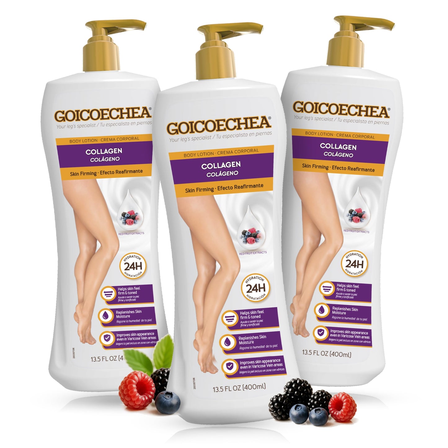 Goicoechea Skin Firming Cream | Body lotion with Collagen Elastin for Women, Skin Toned & Firming Lotion, Body Lotion with Red Fruit Extracts, 24H Beauty & Personal Care Goicoechea