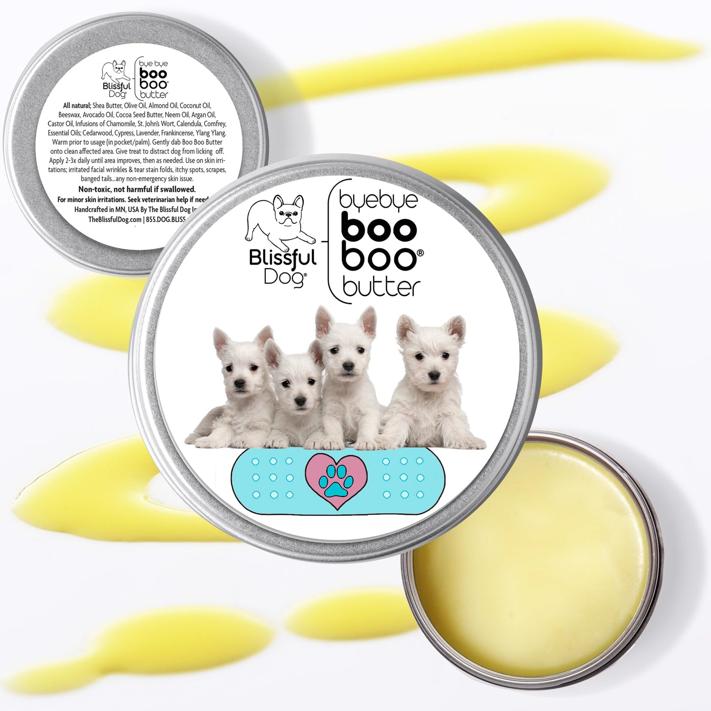 The Blissful Dog West Highland Terrier Boo Boo Butter, 1-Ounce Beauty and Personal Care The Blissful Dog