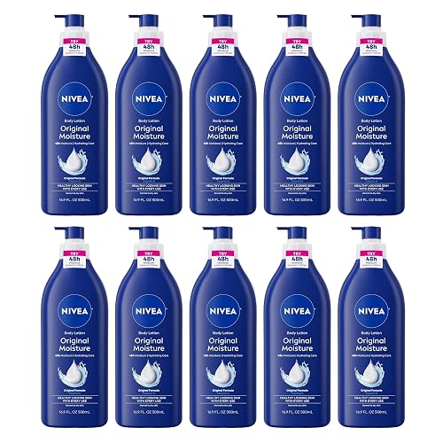 Nivea Original Daily Moisture Body Lotion 16.9 oz (Pack of 10) Beauty & Personal Care NIVEA