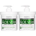 Advanced Clinicals Aloe Vera Lotion Skin Care Relief | Vitamin E Infused Hyaluronic Acid Moisturizer & Vitamin C Body Lotion For Women & Men Helps Beauty & Personal Care Advanced Clinicals