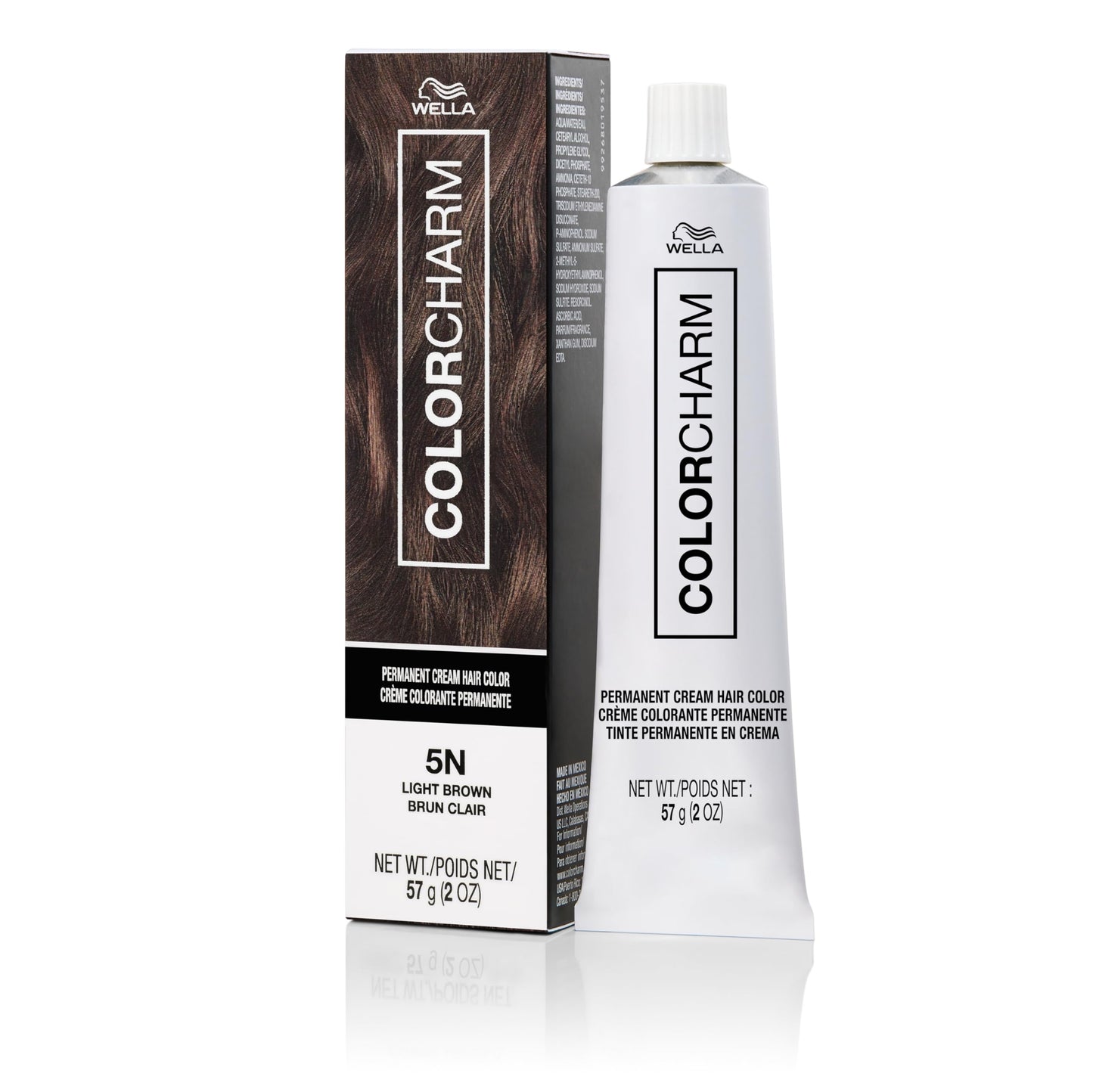 COLORCHARM Permanent Cream Hair Color, 5N Light Brown, 2 oz. Beauty and Personal Care COLORCHARM