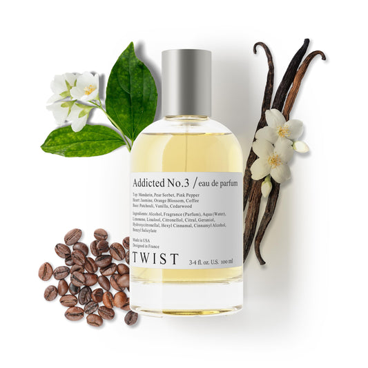 Twist - Addicted No. 3 - Eau De Parfum Inspired by Y. B.lack O.pium Long-Lasting Perfume For Women, Amber & Vanilla, Vegan, Clean Ingredients Beauty & Personal Care HOUSE OF TWIST