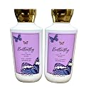 Bath & Body Works Shea + Vitamin E Shower Gel, Set of 2, 10oz Each (Butterfly), purple Beauty & Personal Care Bath & Body Works