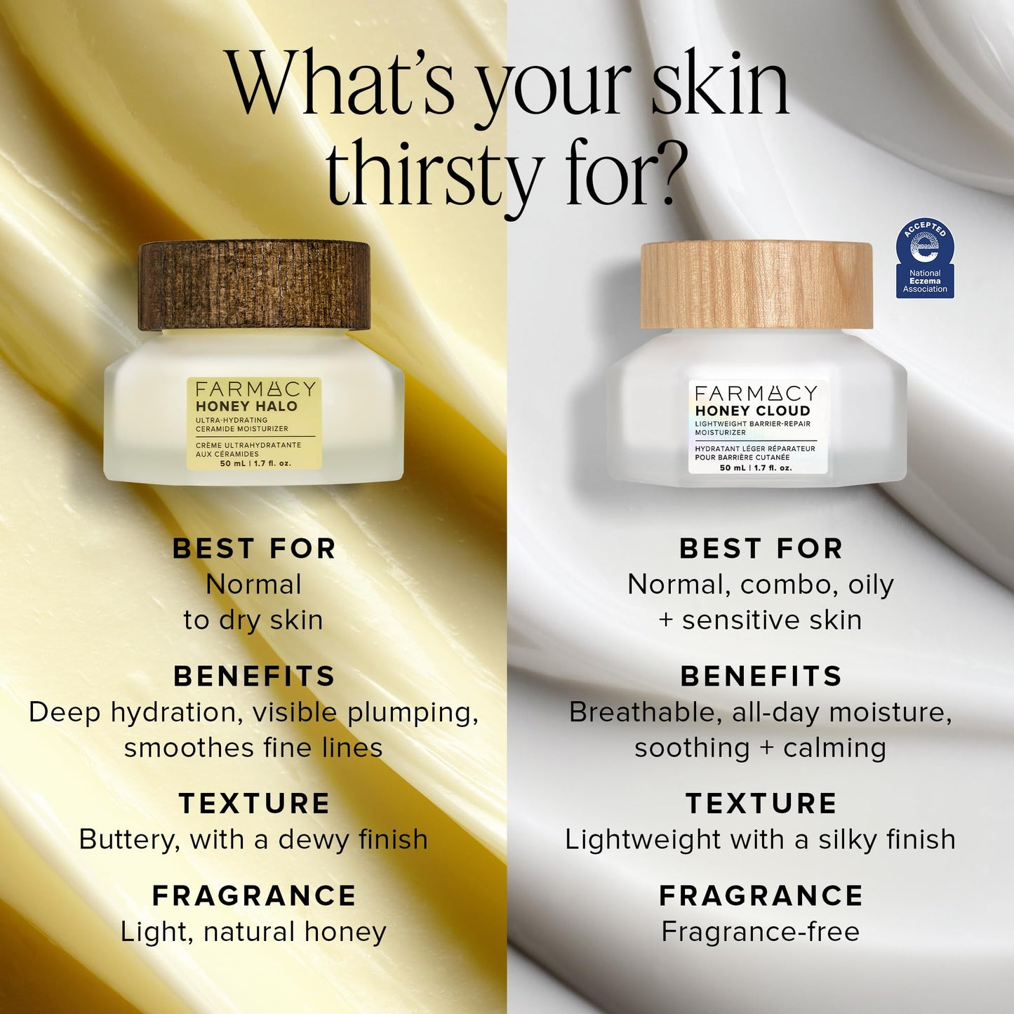 Farmacy Ceramide Face Moisturizer - Honey Halo Ultra Hydrating Facial Moisturizer with Buckwheat Honey + Ceramides - Helps Restore Barrier + Replenish Beauty and Personal Care Farmacy