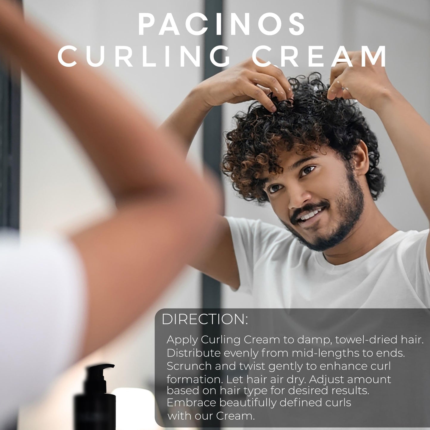 Pacinos Curling Cream - All Day Cream For Curly Hair with Gentle Formula Beauty & Personal Care Pacinos