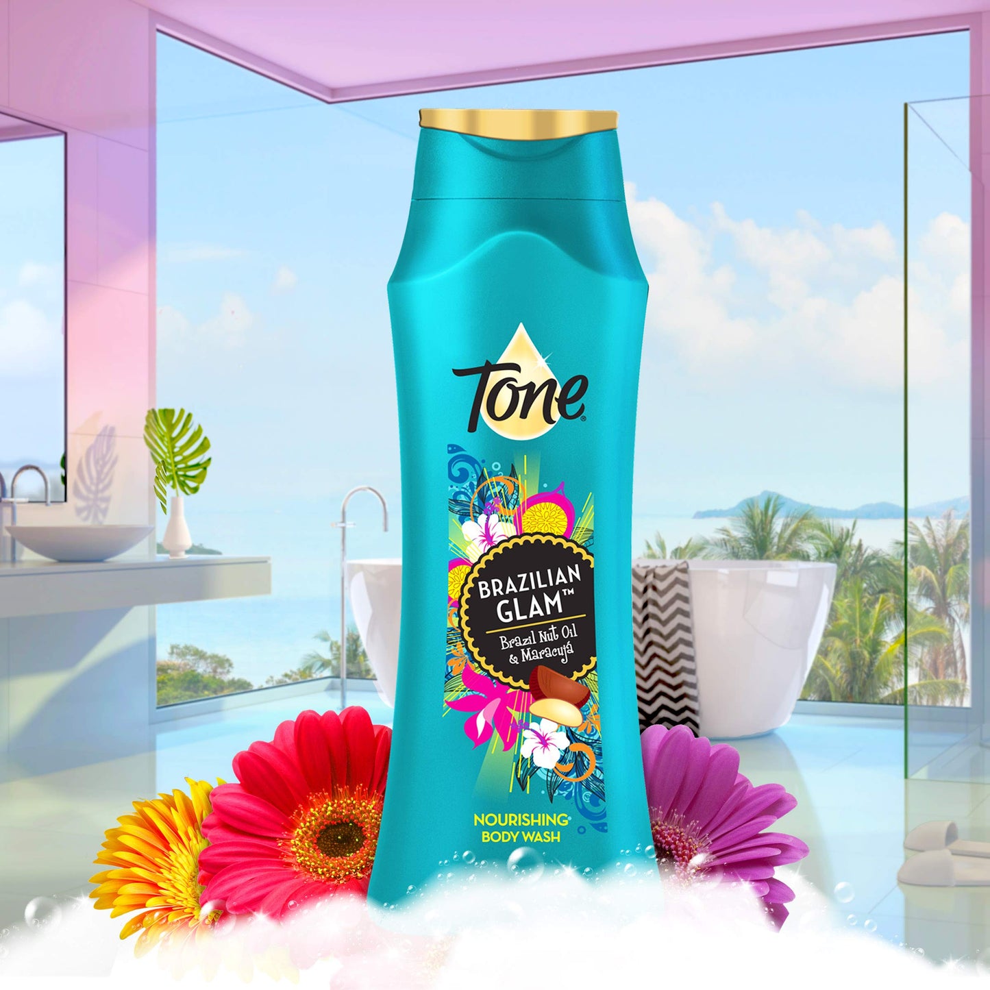 Tone Body Wash, Brazilian Glam, 16 fl oz Beauty & Personal Care Tone