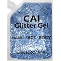 Face, Body & Hair Glitter Gel - Halloween Glitter for Kids and Women - 3 Oz Cosmetic-Grade Gel w/Moon & Stars for Festivals & Halloween Party, Easy Beauty & Personal Care CAI BEAUTY NYC