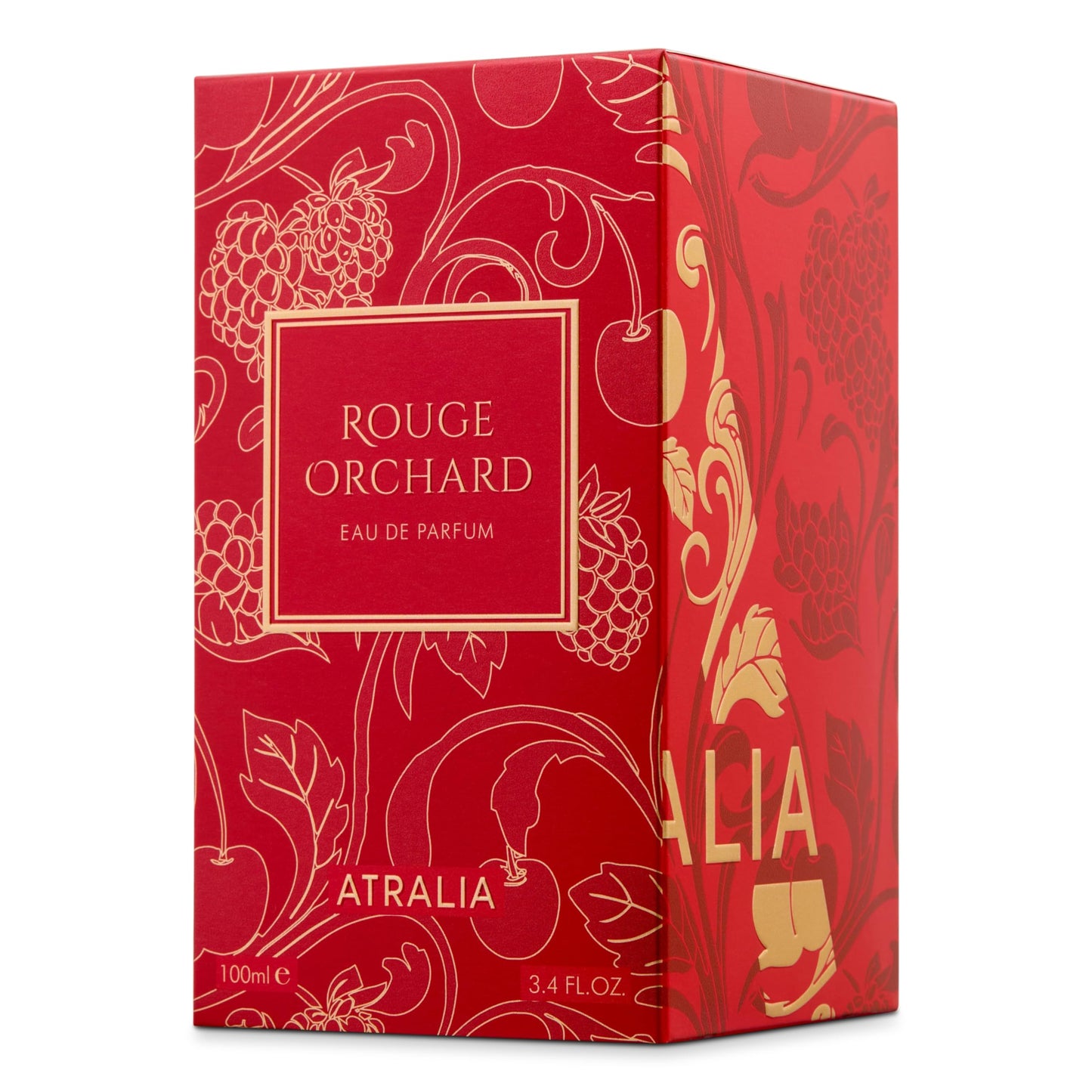 Atralia Rouge Orchard Eau de Parfum 100ml - Fruity Floral Perfume for Women, Raspberry, Rose, Cherry, Vanilla & Patchouli, Long Lasting Elegant Beauty & Personal Care Atralia