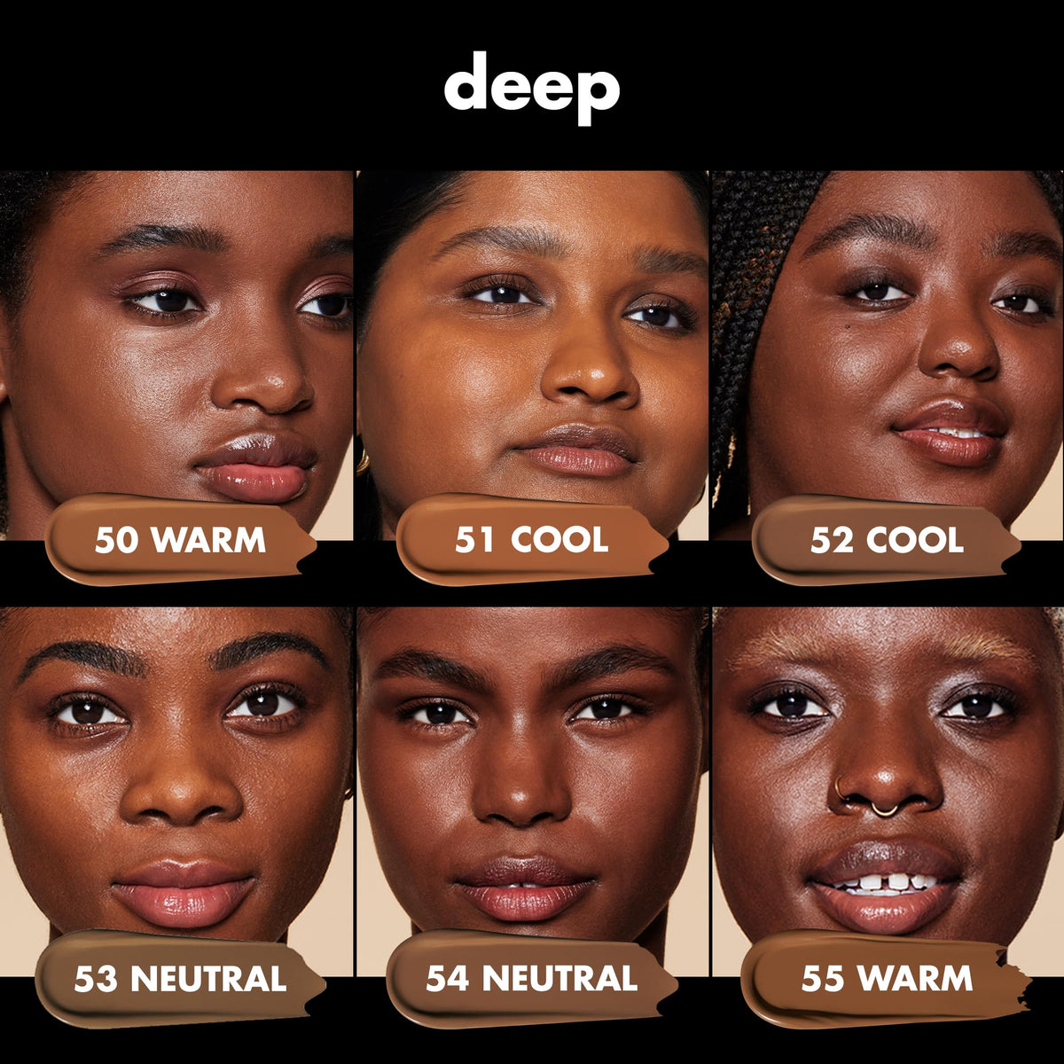 e.l.f. Soft Glam Foundation, Medium Coverage, Long-Lasting & Buildable Foundation For A Smooth, Satin Finish, Vegan , 51 Deep Cool Beauty & Personal Care e.l.f.