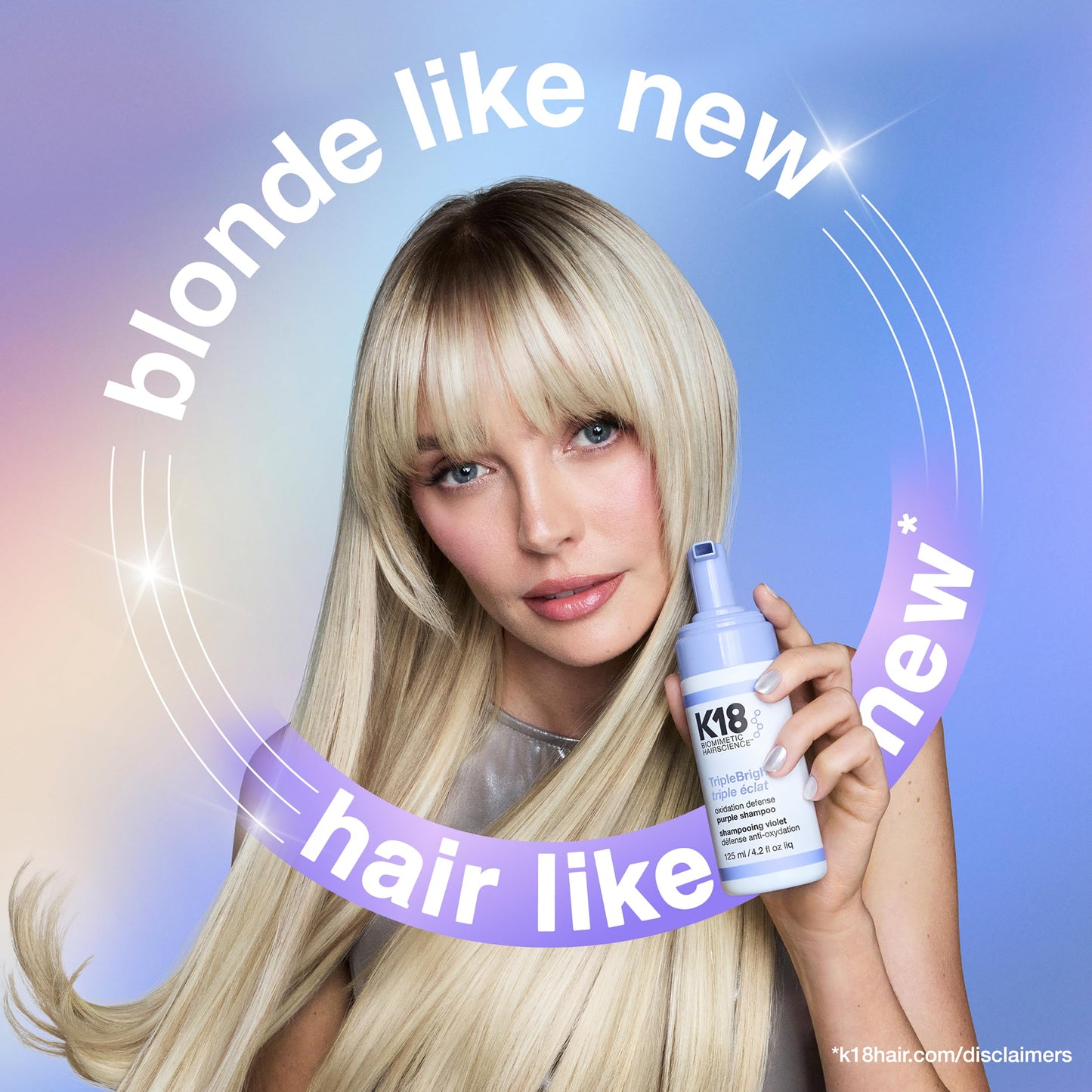K18 TripleBright Oxidation Defense Purple Shampoo - Non-Staining Blonde Shampoo Removes + Helps Prevent Brass for Brighter, Longer-Lasting Blonde Beauty and Personal Care K18