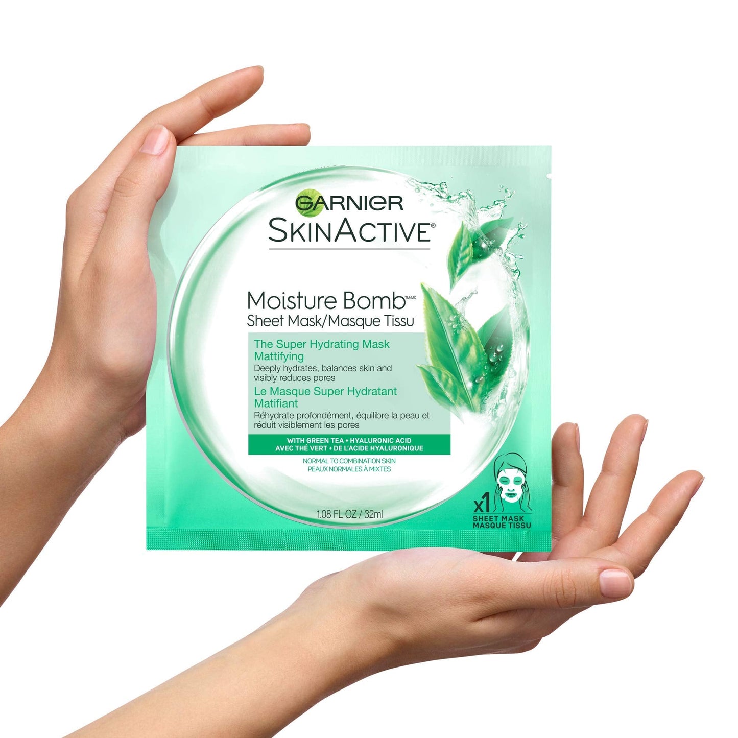 Garnier SkinActive Moisture Bomb The Super Hydrating Sheet Mask, Mattifying, 1 Count (Pack of 1) Beauty & Personal Care Garnier