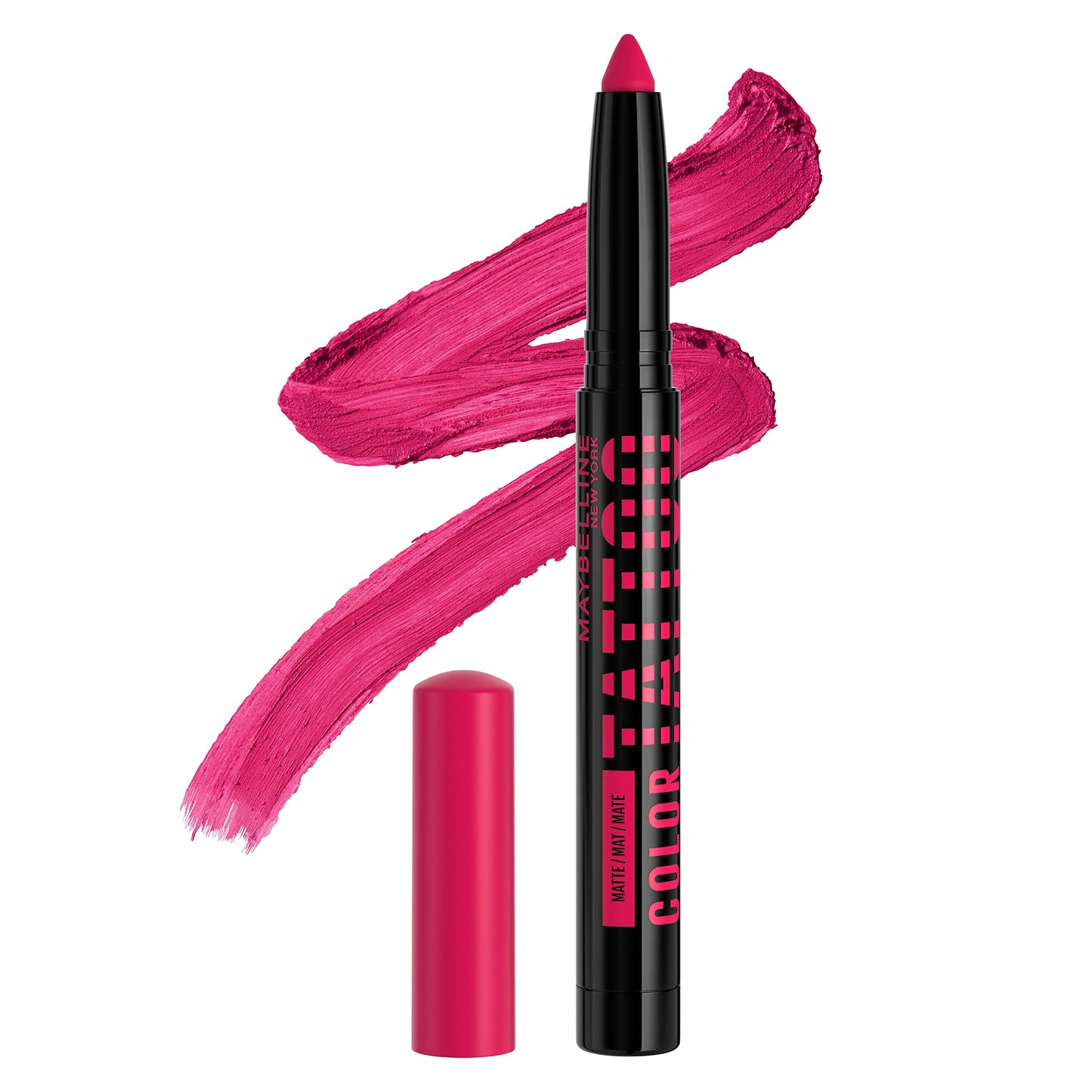 MAYBELLINE Color Tattoo Longwear Multi-Use Eye Shadow Stix, Eye Makeup, I am Unique (Vivid Pink Matte), 1 Count Beauty & Personal Care MAYBELLINE