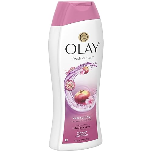 Olay Fresh Outlast Body Wash, Star Apple & Hibiscus, 22 oz Beauty & Personal Care Olay